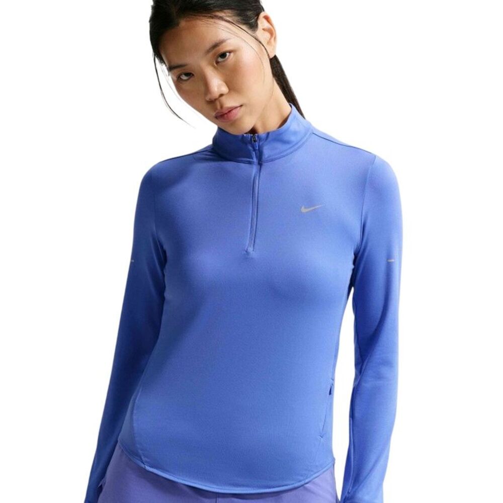 Nike Womens/Ladies Swift Quarter Zip Running Top / Sapphire